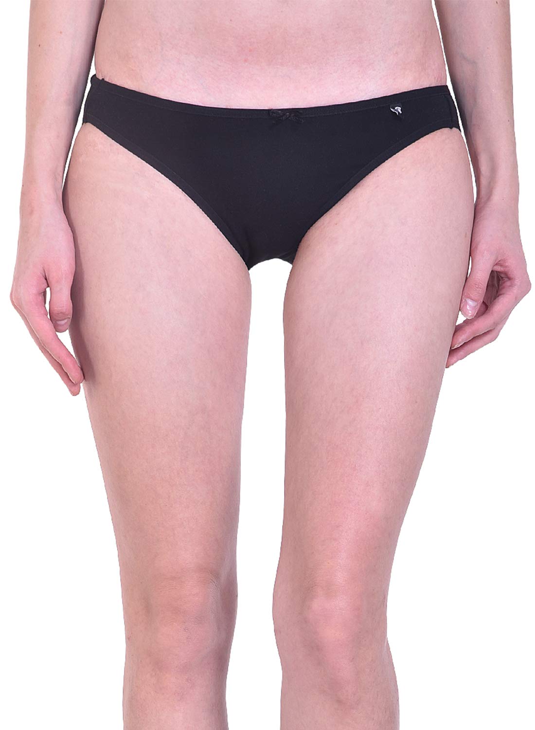 beguile Women Ultra Soft Cotton Stretchable Low Rise Bikini Black-picture-47