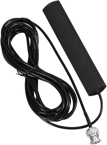 Bewinner Antena de radio móvil de 9.8 ft  9.8 pies 30 MHz -1200 MHz de banda ancha, antena de radio móvil de montaje de vidrio con conector BNC