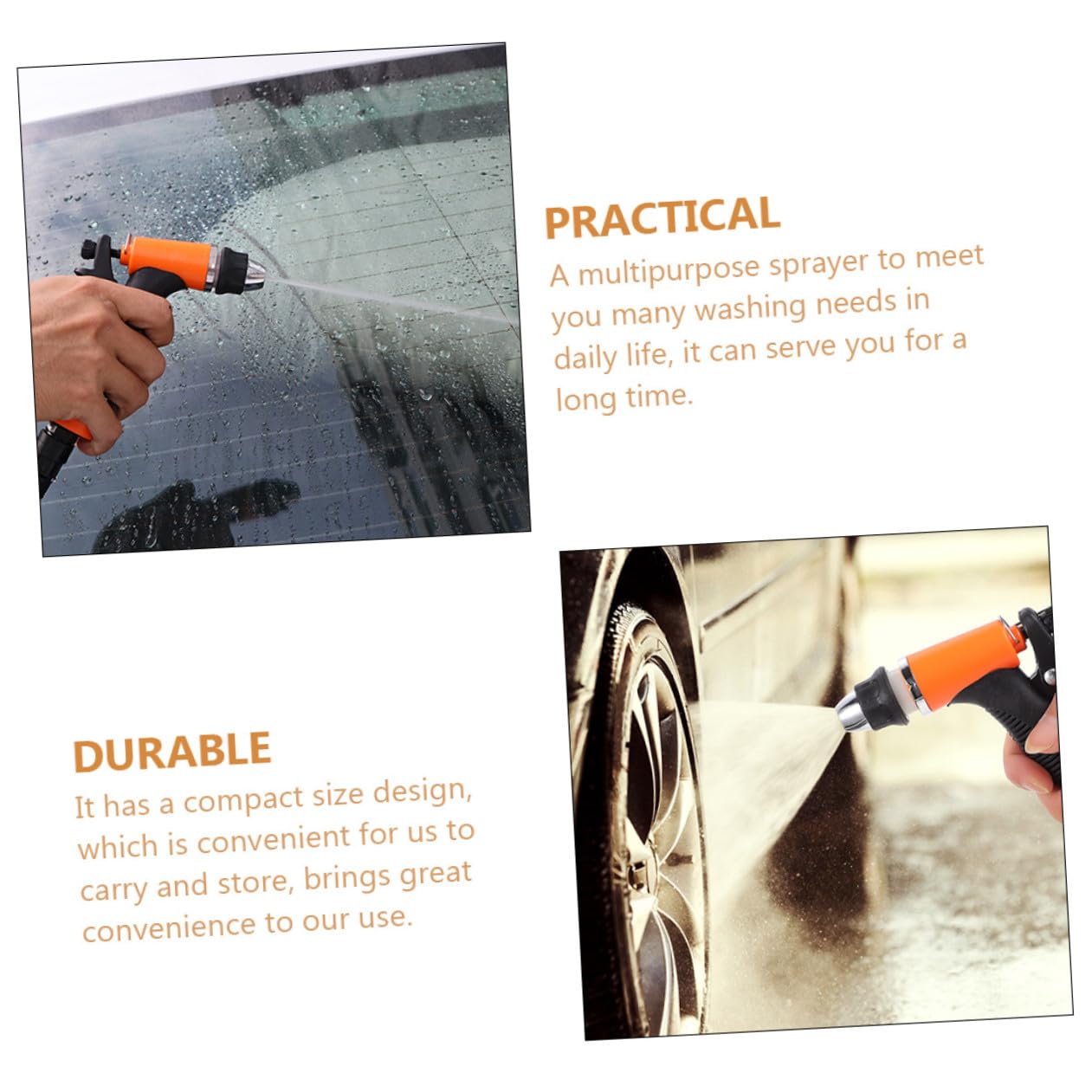 Bomba de Agua Portátil 12v para Lavado de Coche y Bicicleta, Herramienta de Riego Fácil de Usar Materiales de Plástico y Acero Inoxidable para Uso Diario y Proyectos