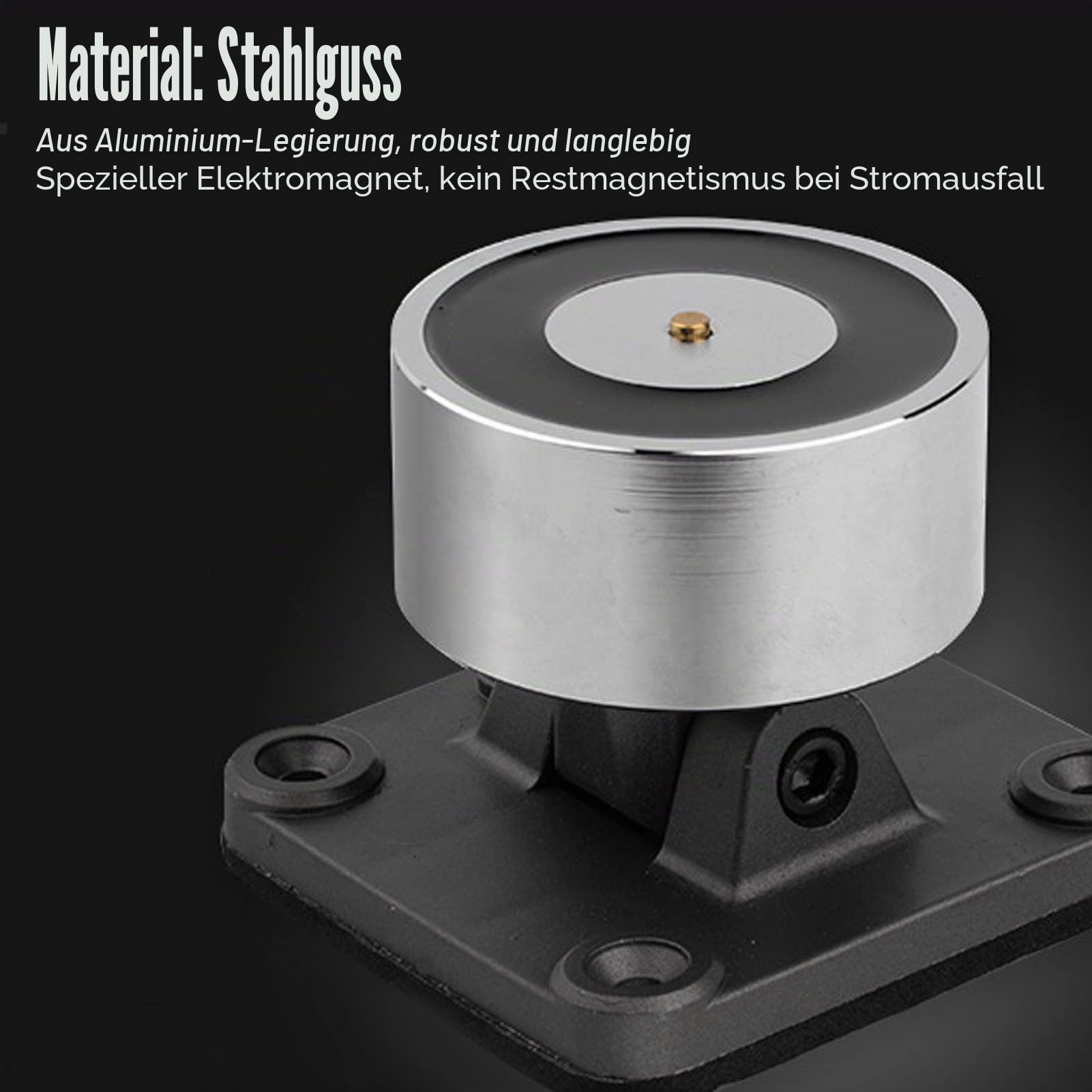 Elektromagnetischer Türhalter, an der Wand Montierter Brandschutz, Rauchdicht, Normalerweise Offener Feuerglas-Türhalter mit 500 N Saugkraft für DC24 V