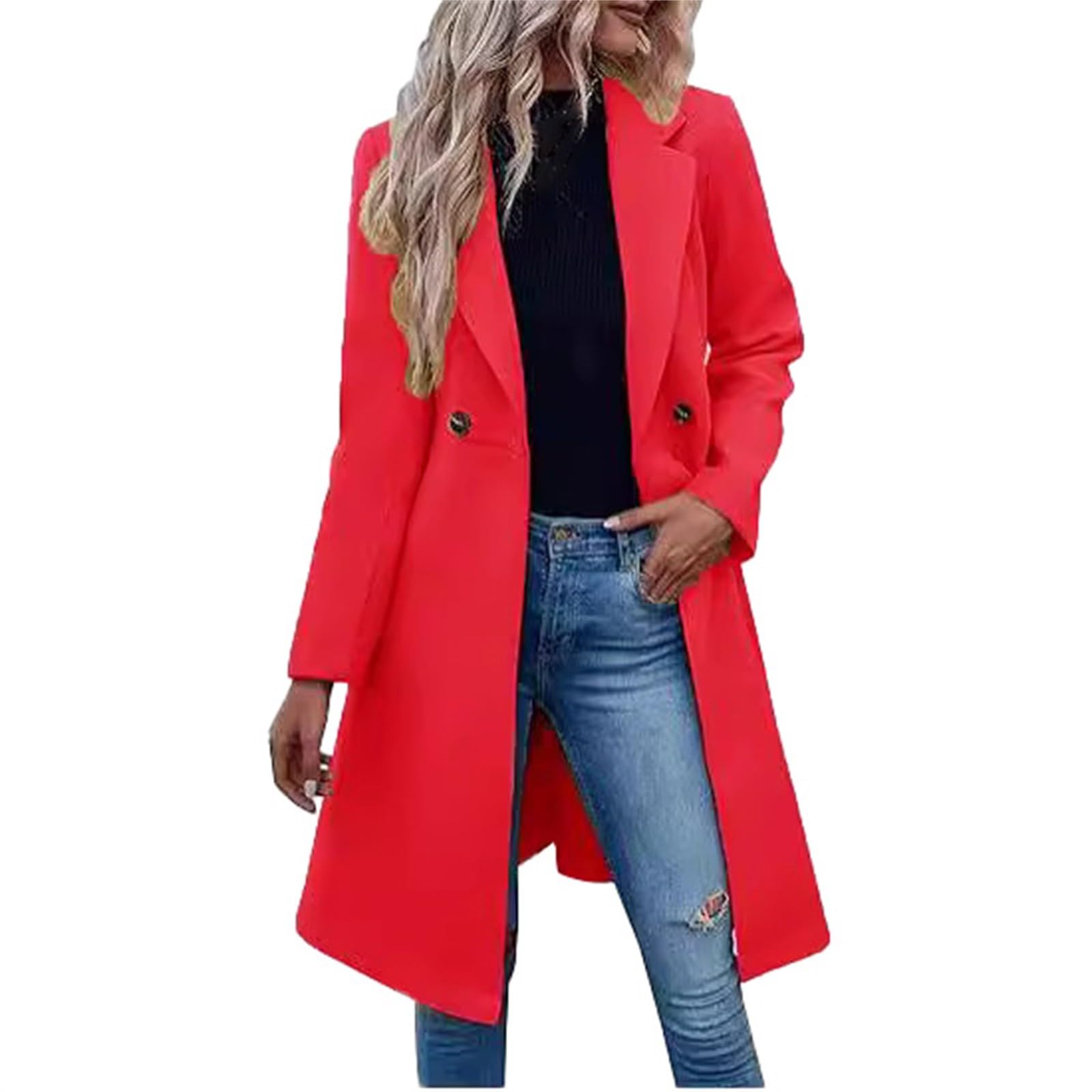 Chaqueta cortavientos para mujer, gabardina, abrigo de invierno, chaqueta larga, elegante, chaqueta de invierno, holgada, chaqueta de exterior, chaqueta de exterior con frente abierto, abrigo