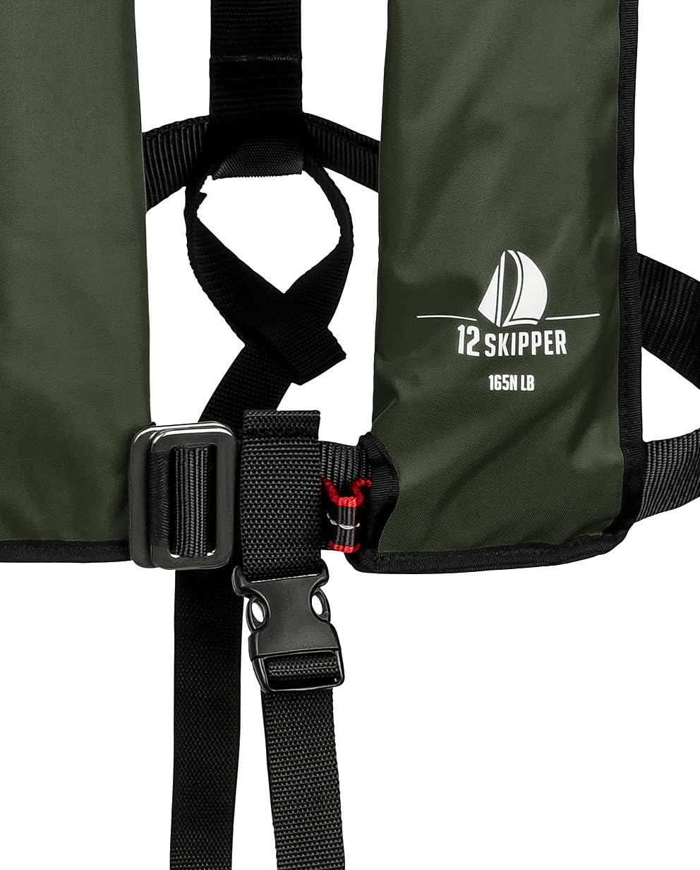 Gilet de Sauvetage Automatique ISO 165N avec Harnais