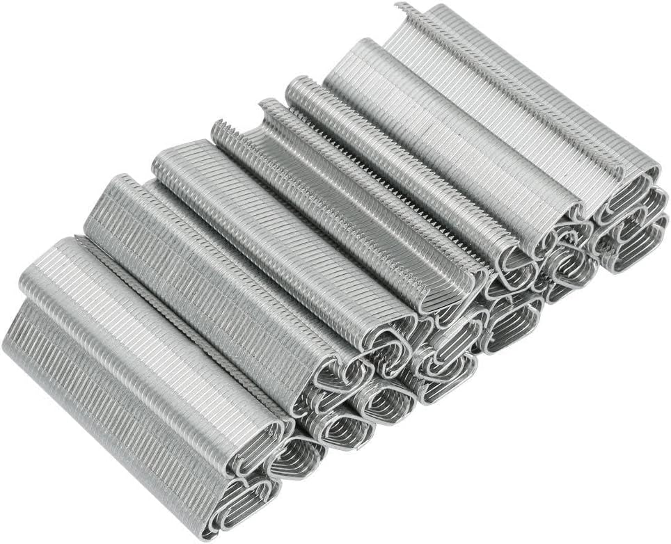 2500Pcs 8mm C-type Ring Pliers Staple Animal Fence Cage Ring Chicken Pig Bird Pet Cage M Nail Set