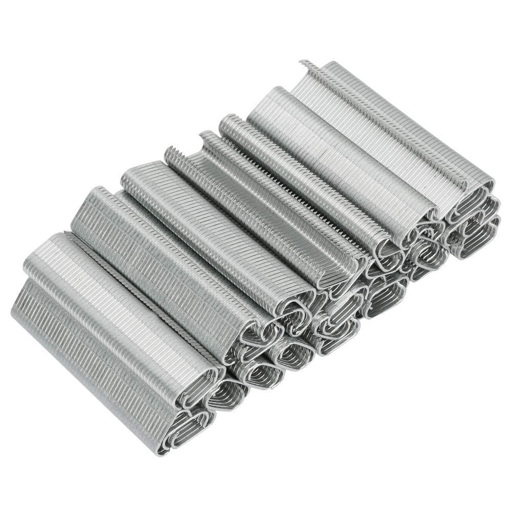 2500Pcs 8mm C-type Ring Pliers Staple Animal Fence Cage Ring Chicken Pig Bird Pet Cage M Nail Set