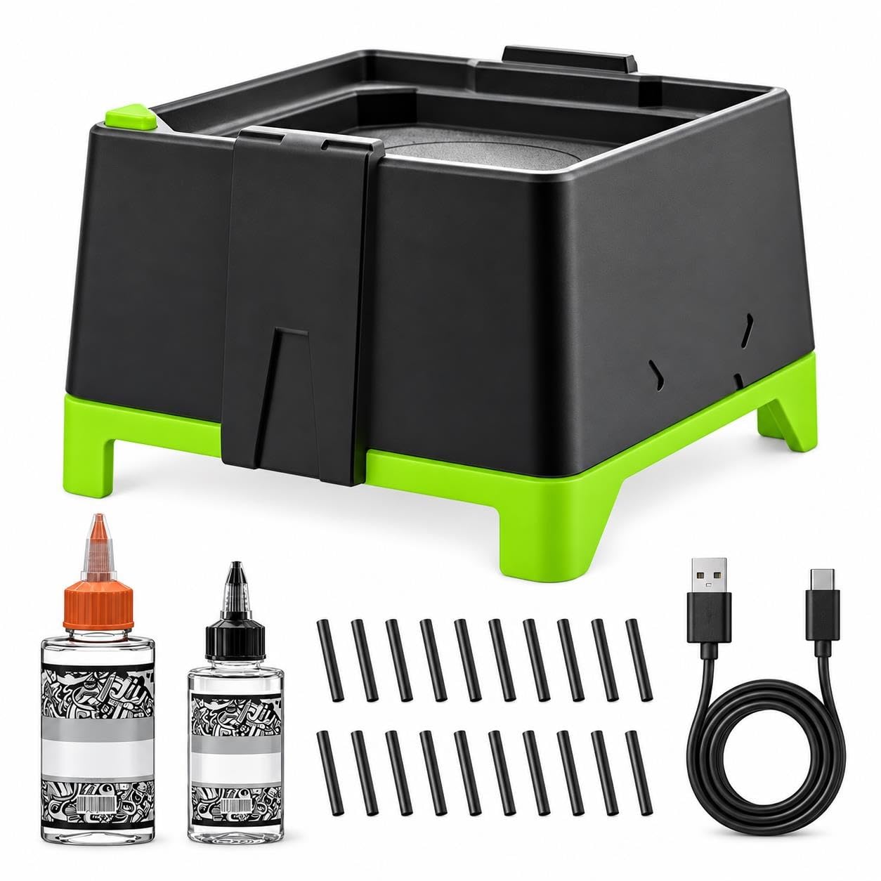 Mini Mezclador Vortex, Agitador de Pintura de 3 Velocidades