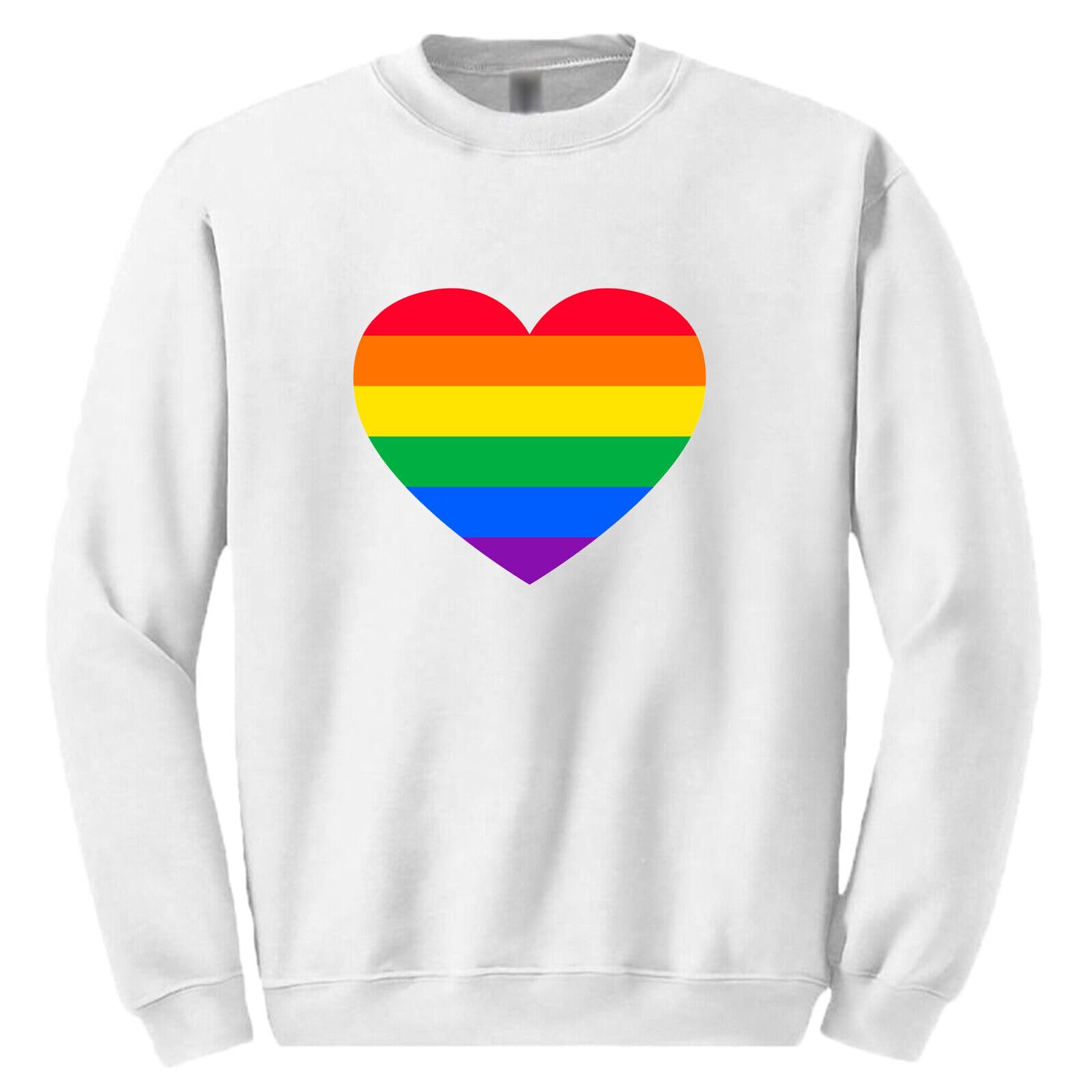 Pull homme LGBTQ Gay Pride blanc idéal pour les défilés et sorties