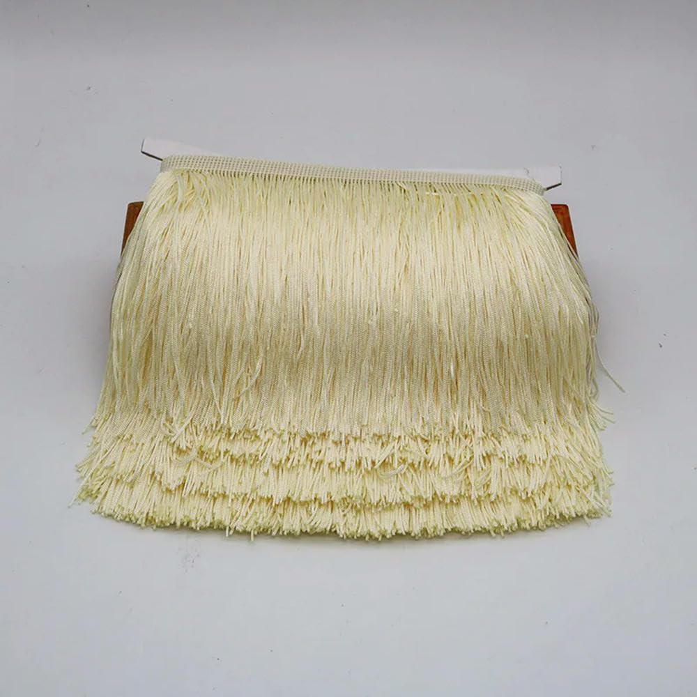 VIXDA 10 Yards 30cm Long Tassel Fringe Trim Lace Ribbon Tassels For Curtains Dresses Fringes For Sewing Trimmings Crafts