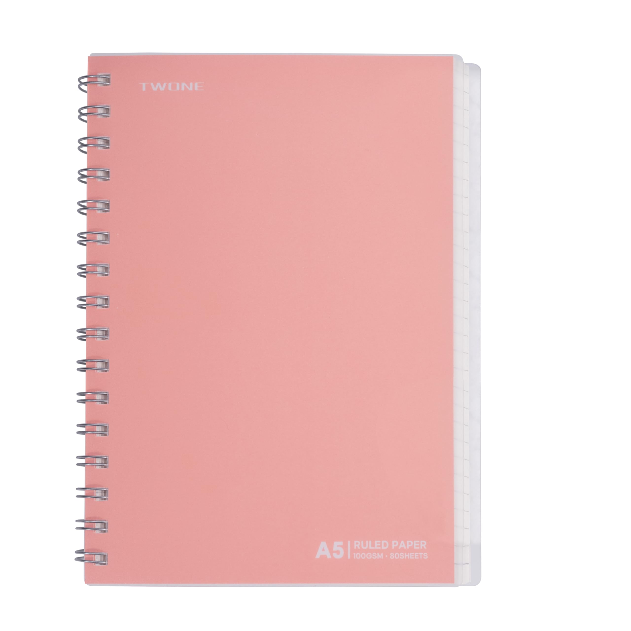 Carnet à spirale 160 pages lignées avec couverture imperméable pour protéger vos notes