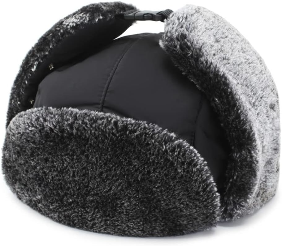 Windproof Warm Hat Winter Bomber Hats Men Women Thermal Snow Ski Cap Lei Feng Caps