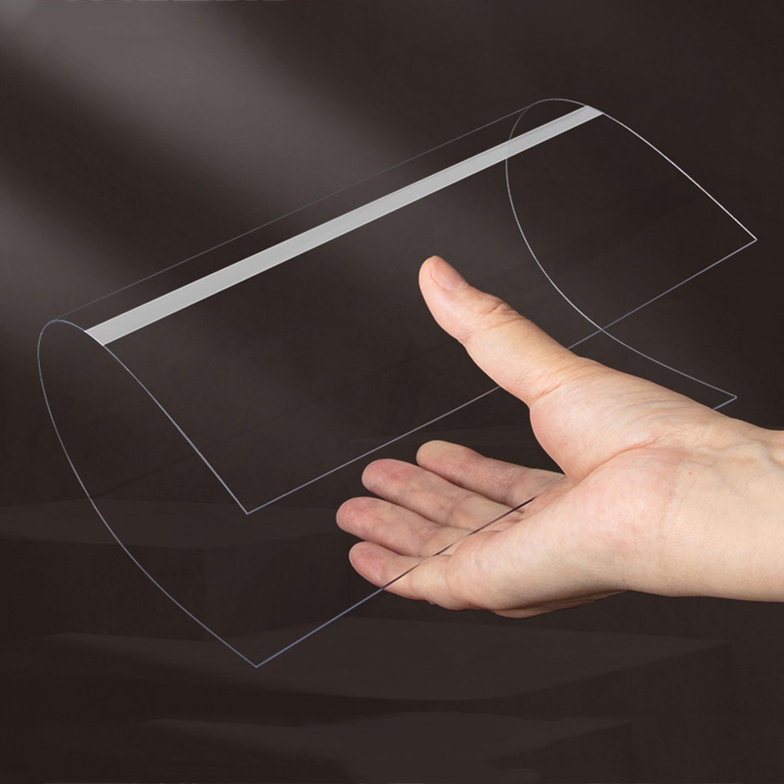 Bâche de toiture en polycarbonate de 1 mm facile à couper et à plier pour serre et jardin (1,56 x 2 m)