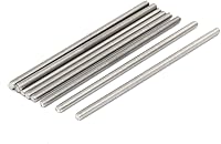 Vista 20 de uxcell M3 x 2.362 in 0.020 in Pitch 304 Varillas totalmente roscadas de acero inoxidable barra 10 piezas