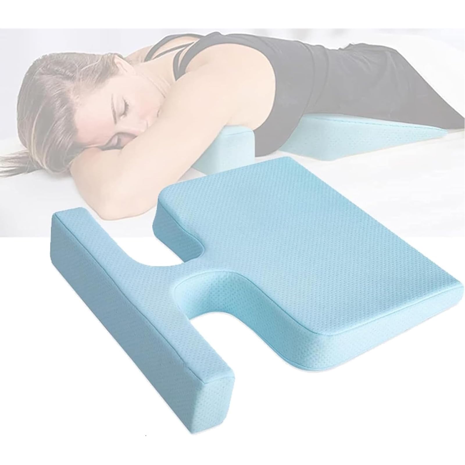 Coussin d'allaitement pour table de massage en éponge et coton respirant