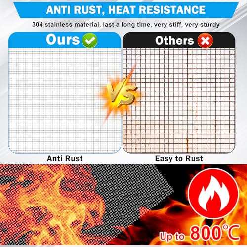 valchoose 1 piece woven 304 stainless steel mesh 14634 x11434 372x292mm easy to cut metal screen mesh hard amp never rust wire screen mesh heat resisting used for vent bbq filters window diy