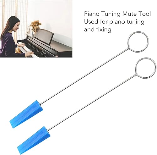 Miniatura 2 de Herramienta de fijación de silenciador de piano, silenciadores de afinación de goma, operación flexible, 10 piezas, buena elasticidad, mango de