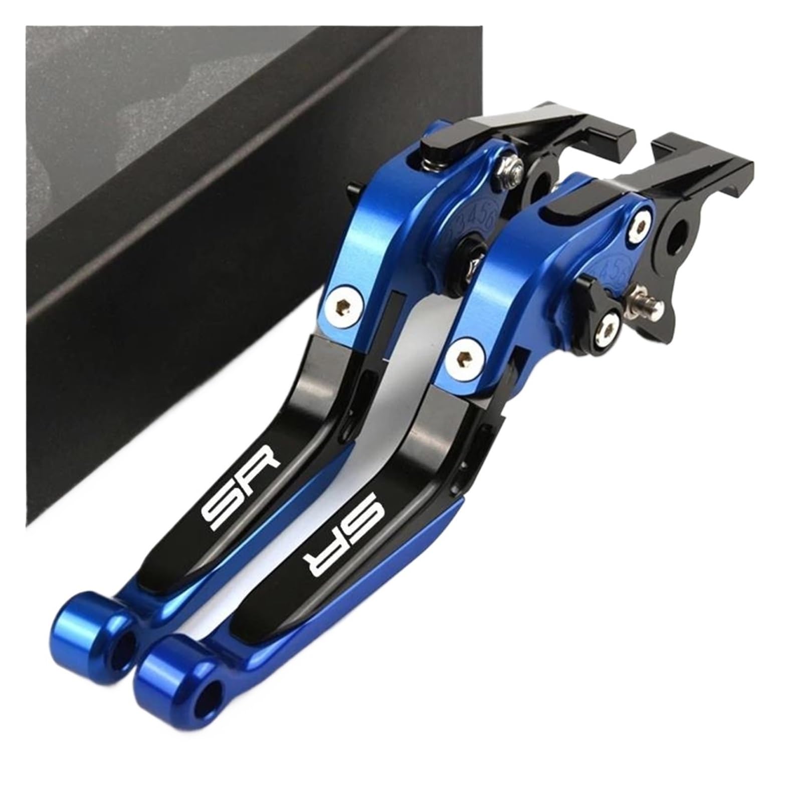 UYFYQECJY for CFMOTO 675SR 675 SR-R 675SS 500SR 2024-2026 for 750 SR-S 750SRS Motocycle Brake Clutch Levers Handle Lever Set Parts(Blue Black-750SR-S)