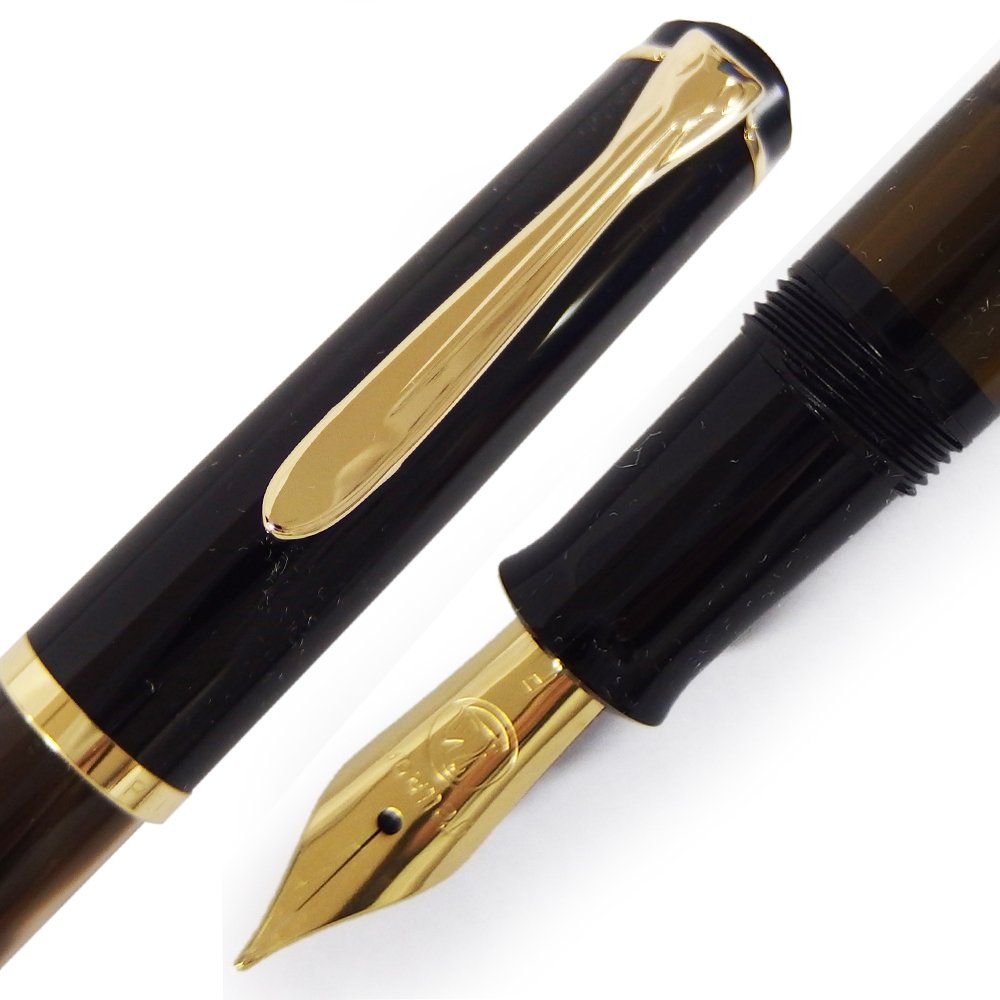 Amazon | PELIKAN ペリカン 万年筆 クラシック200 マーブルブラウン