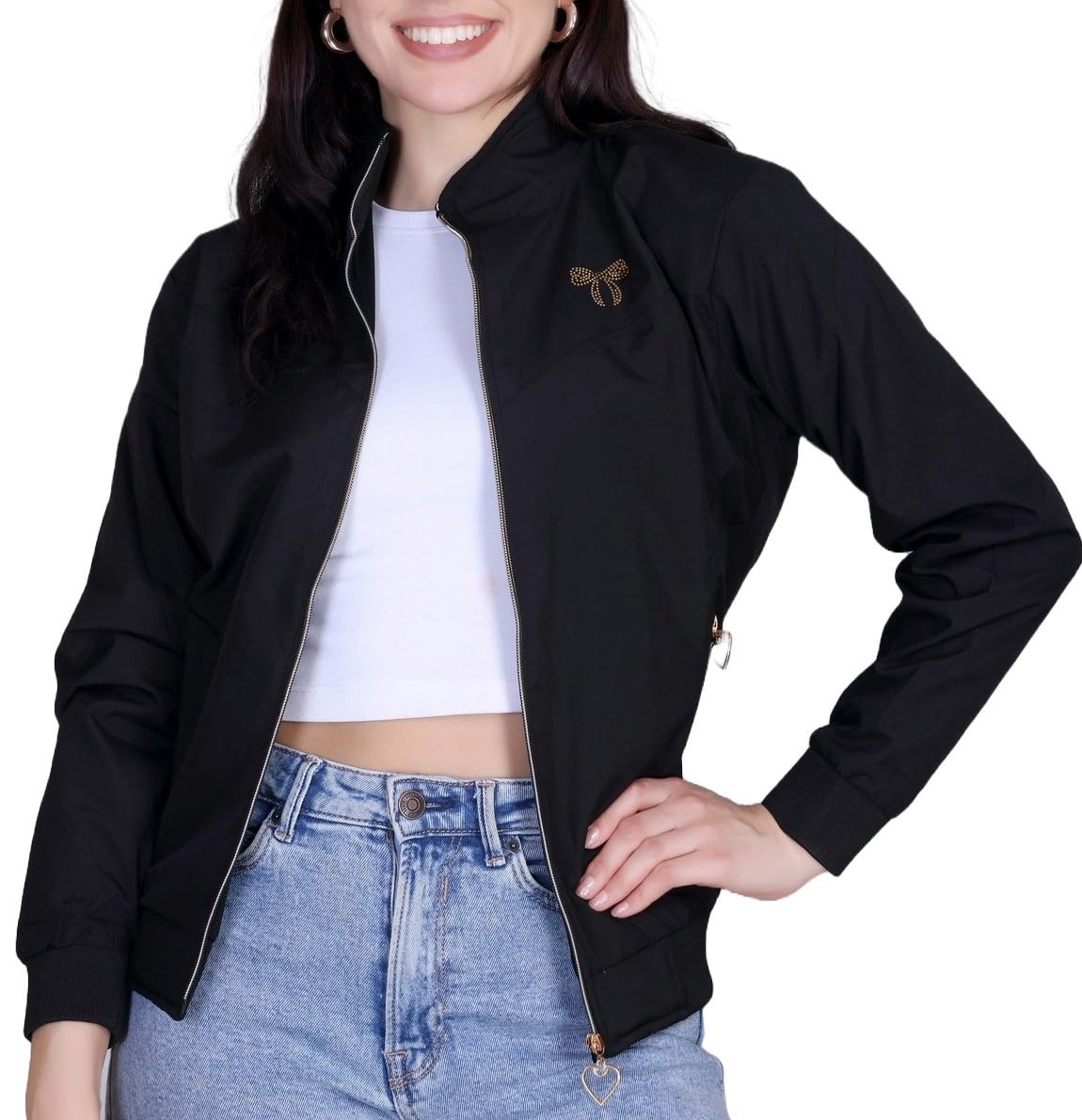 ewools Women's Winterwear Nylon Fullsleeves Jacket (Jack04)-picture-10