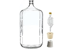 North Mountain Supply Italian Glass Carboy Water Bottle