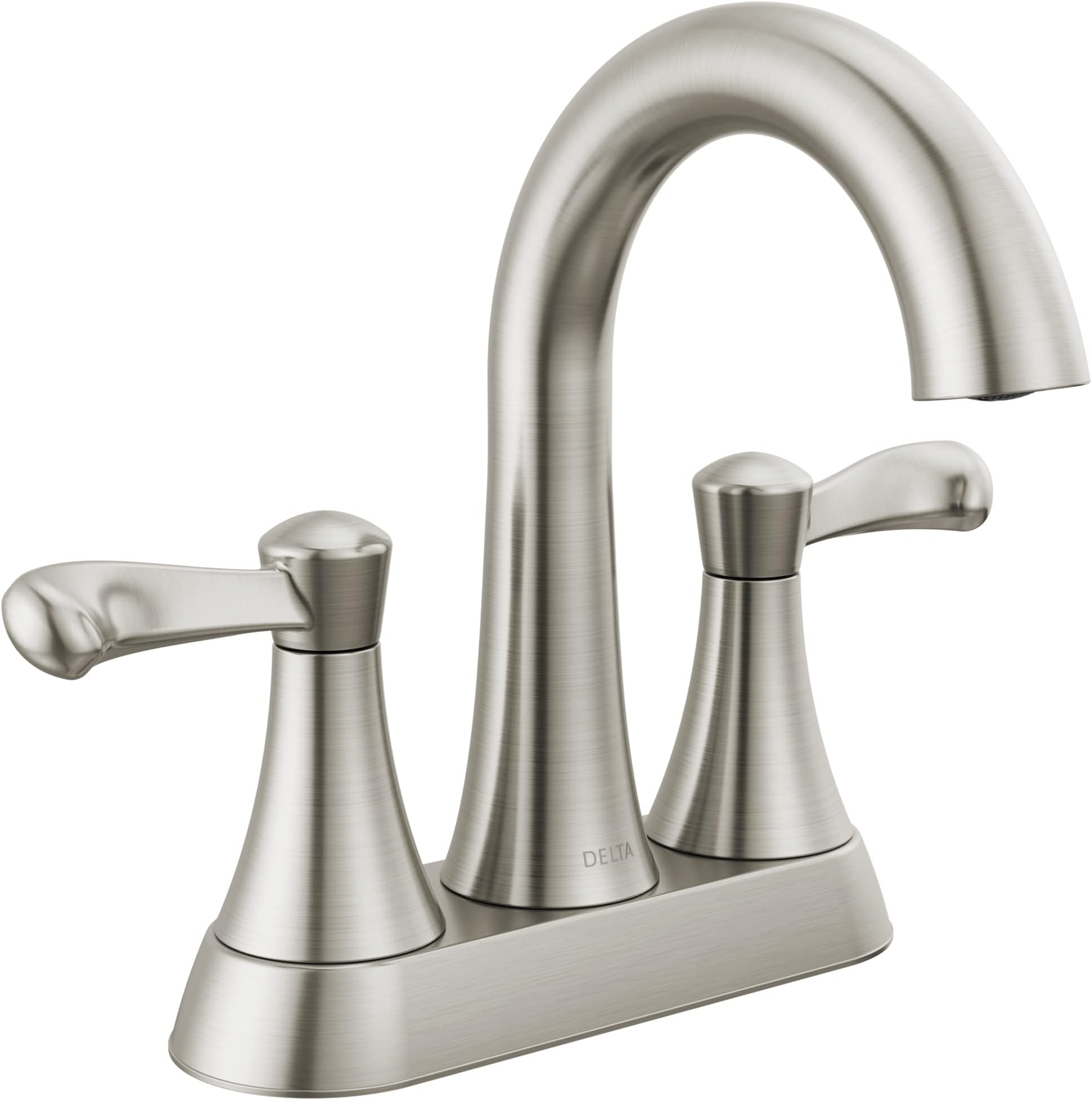 Delta 25768LF-SS Flynn Two-Handle Center Set Bathroom Faucet, Brushed ...