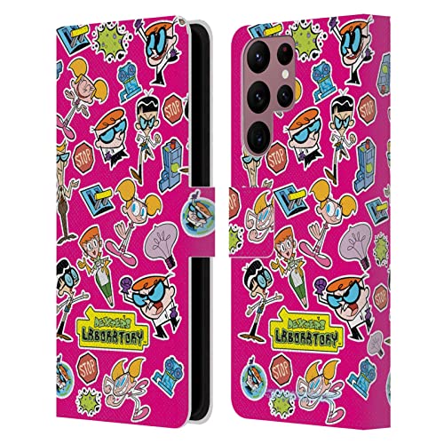 Housse Galaxy S22 Ultra 5G Dexter's Laboratory Coque Portefeuille Motif Geek en Voyage