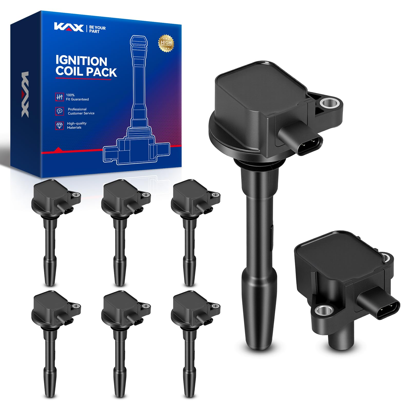 KAX Ignition Coil Pack Fit for Ford F-150 2018-2020 5.0L