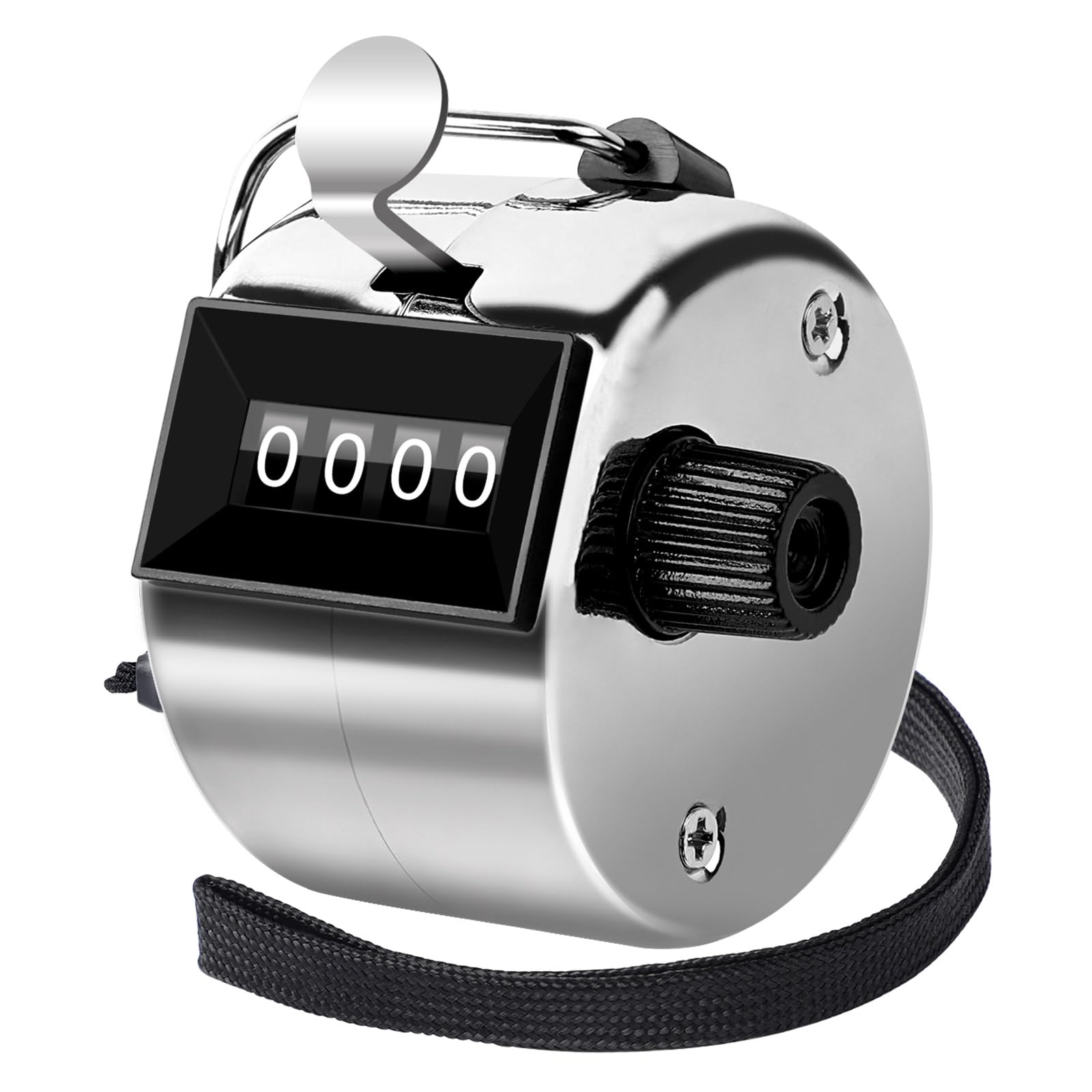 FEBSNOW Handheld Tally Counter Clicker 4 Digital Number Click Counter for School Event Golf Sports Office Stadium