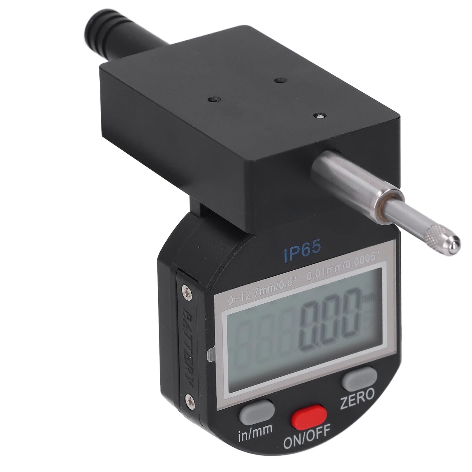 Luocute Indicador Digital de Dial, Medidor de Precisión 0-10 Mm y Pulgadas para Tallas Mecánicas