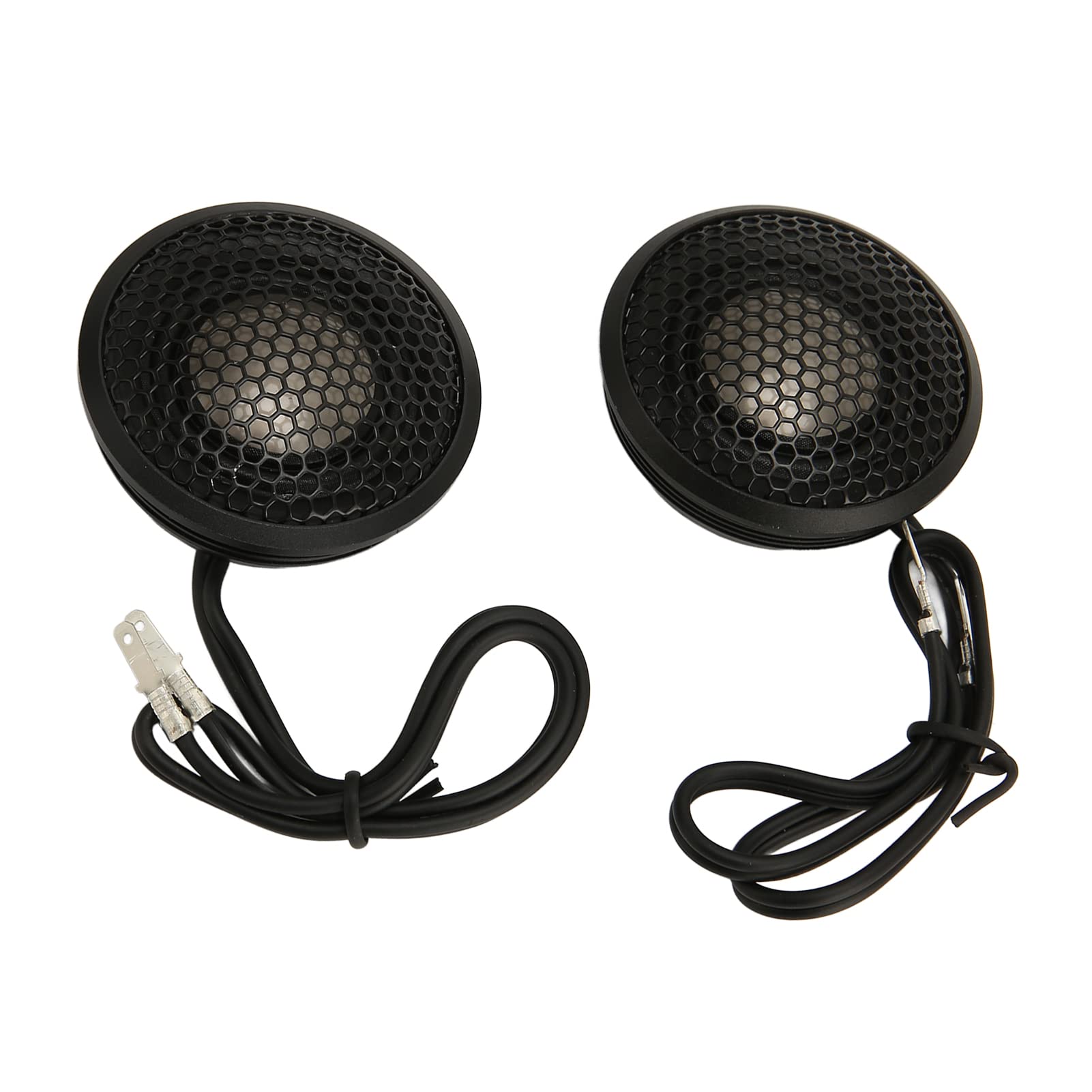 Par de Tweeters para Automóvil, Tweeters de Cúpula Negros de Alta Definición con Potencia de 150 W para Todos los Sistemas de Audio para Automóviles, 2 Unidades