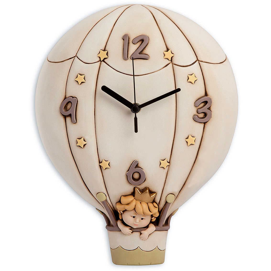 Egan Clock, Ceramic, Ivory, Small
