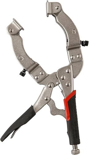 Miniatura 2 de Abrazadera C de bloqueo, abrazadera de tubo y tubo con 4 almohadillas, tornillo de abrazadera de hardware para soldadura y carpintería de 14 pulgadas