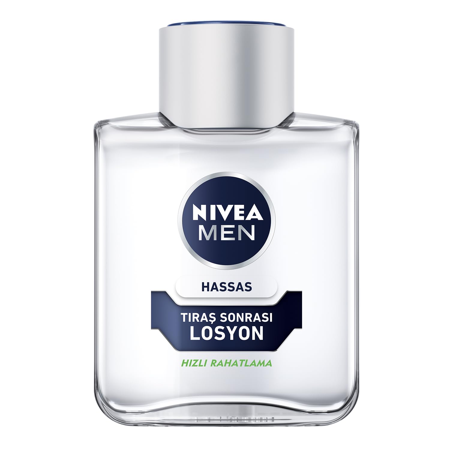 NIVEA MEN Erkek Hassas Tıraş Sonrası Losyon 100 ml,Nemlendirici, Hassas Ciltlere Özel,Alkolsüz Formül, Hızlı Emilir