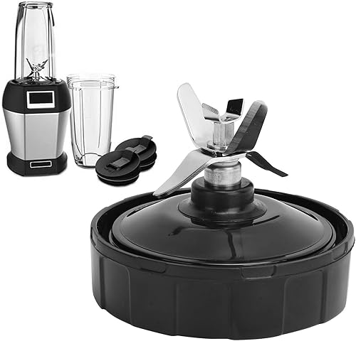 Miniatura 4 de Tbest Ninja - Cuchilla de repuesto para licuadora, 1000 vatios profesional para licuadora, 1000 W, piezas 900 vatios, 6 aletas 9000, 18 onzas,