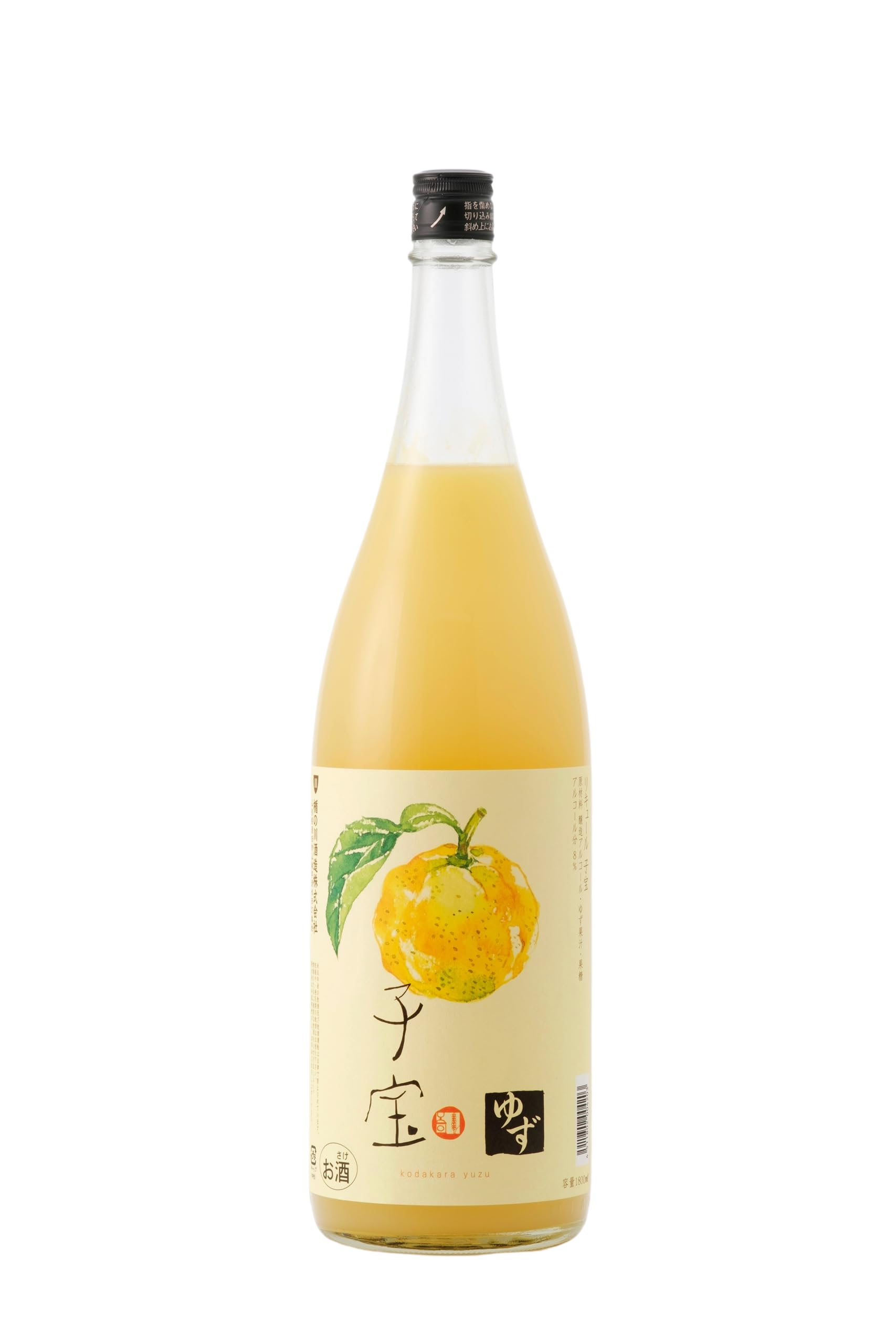 楯野川 楯の川酒造 子宝 ゆず 1800ml [ 山形県 リキュール 番外編]