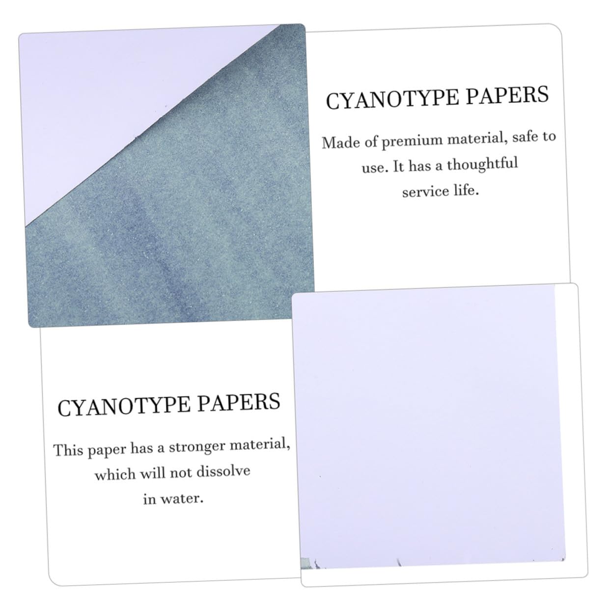 Papel de Impresión de Cianotipo Blanco A4/a5, 48 Hojas