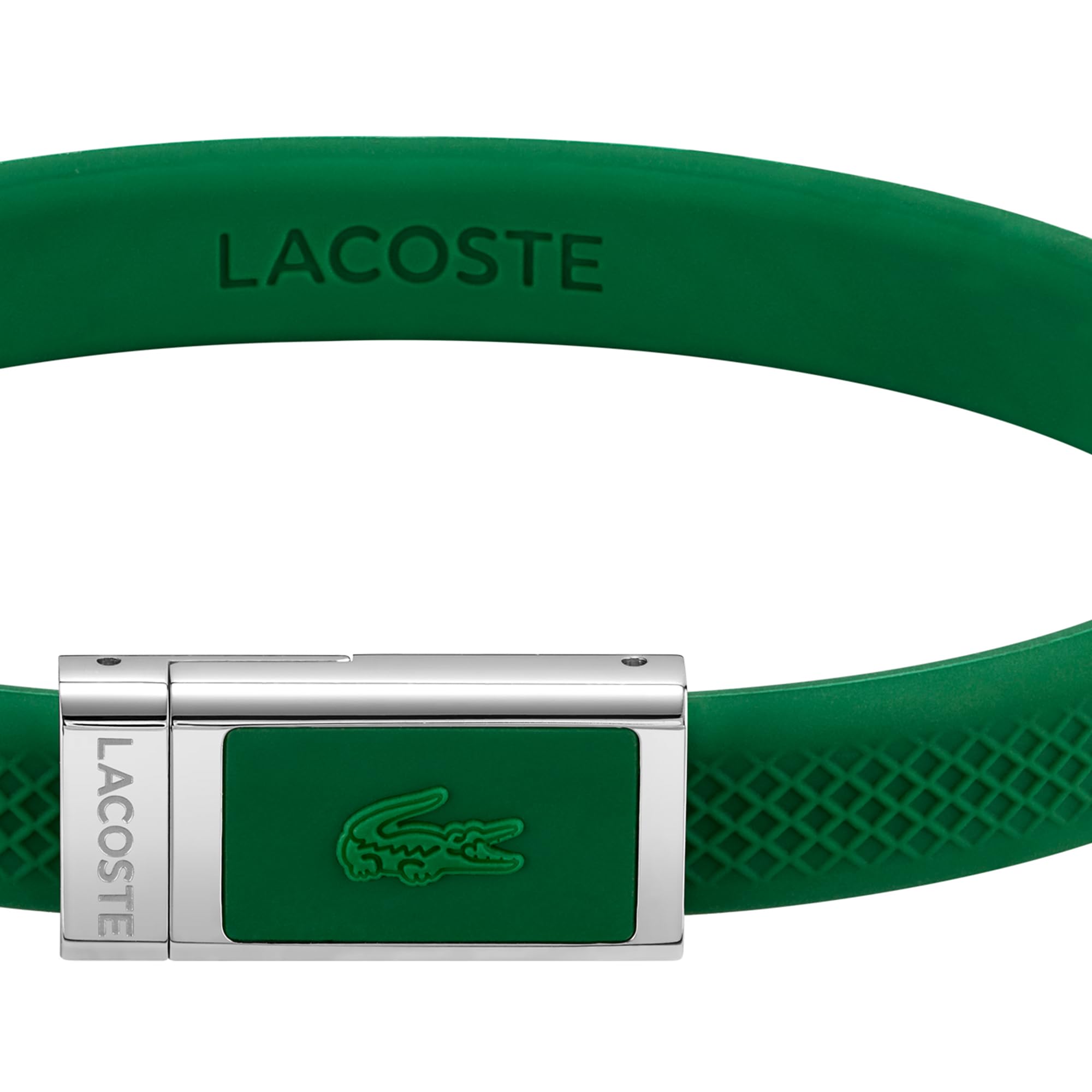 Lacoste Męska bransoletka silikonowa LACOSTE.12.12 kolekcja - 2040116, Jeden rozmiar, Silikon, Bez kamieni szlachetnych