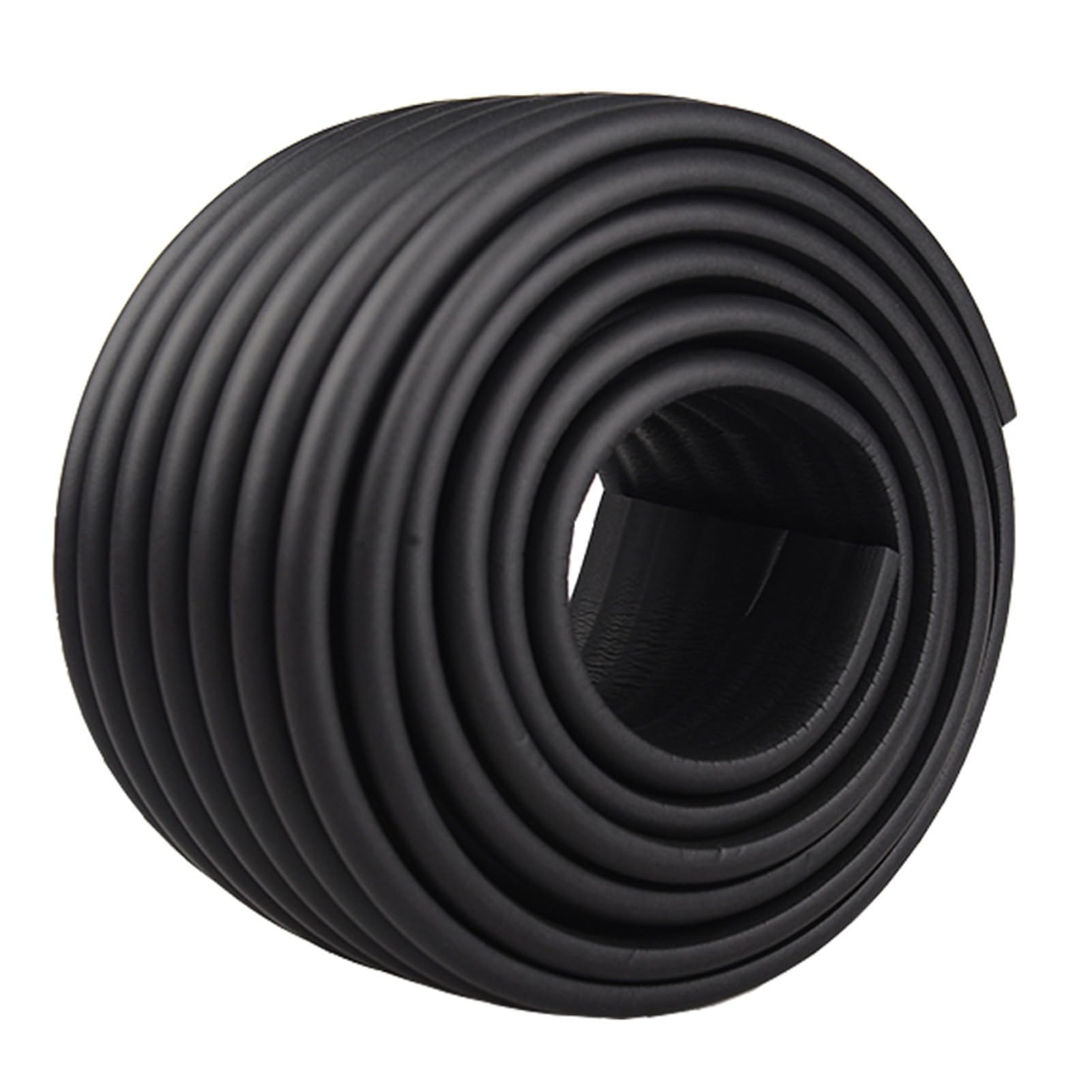 YNBSHGAA Foam edge protectors, Foam Wall Edge Protector, Furniture Safety Bumpers, Sharp Guards Pole Strips Coffee Table,Black-6pcs