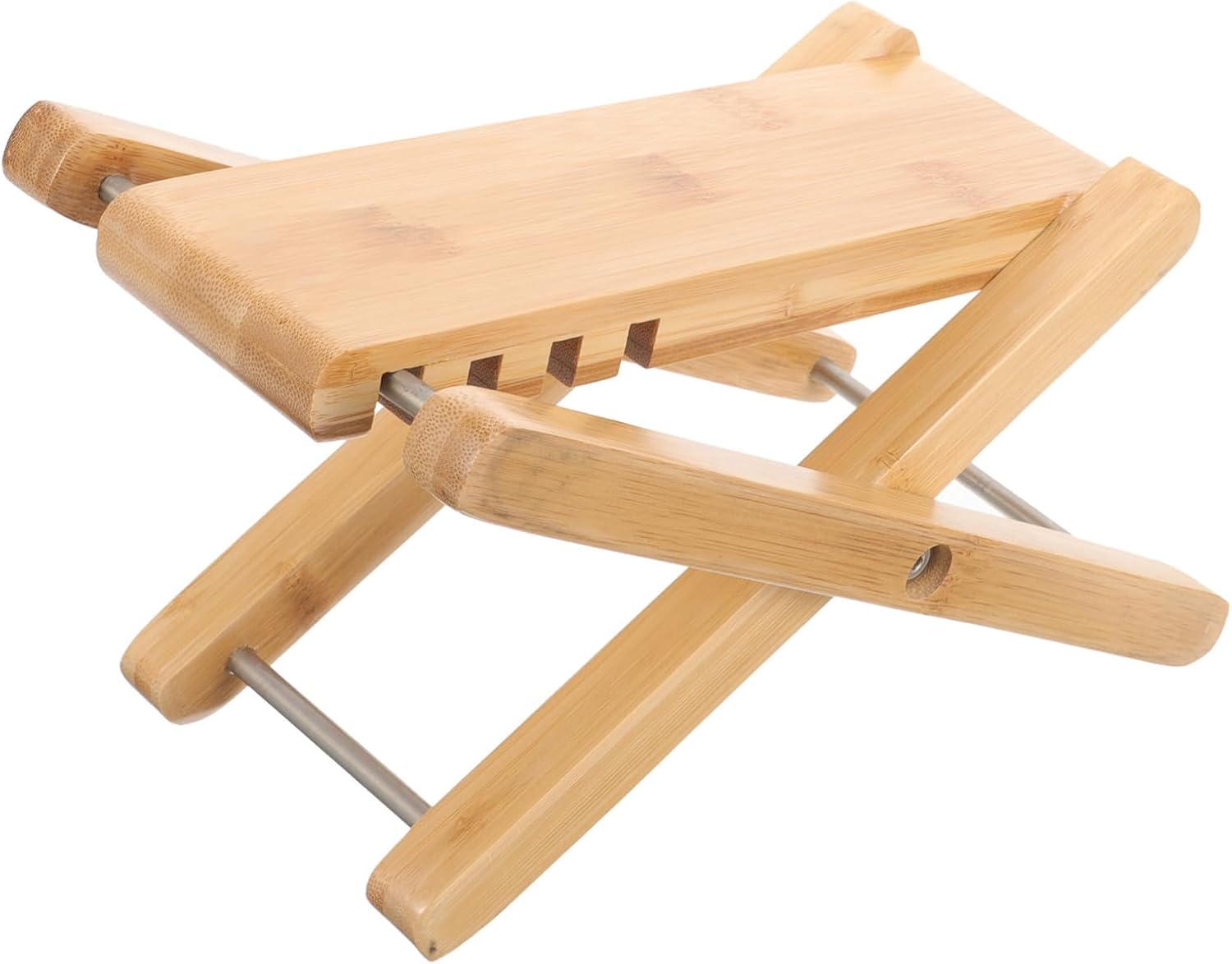 Generic Adjustable Solid Wood Guitar Foot Stool for Classical Players Ergonomic Heavy-Duty Footrest with Height Levels Portable Bass Pedal Support for Comfortable Practice and Performance