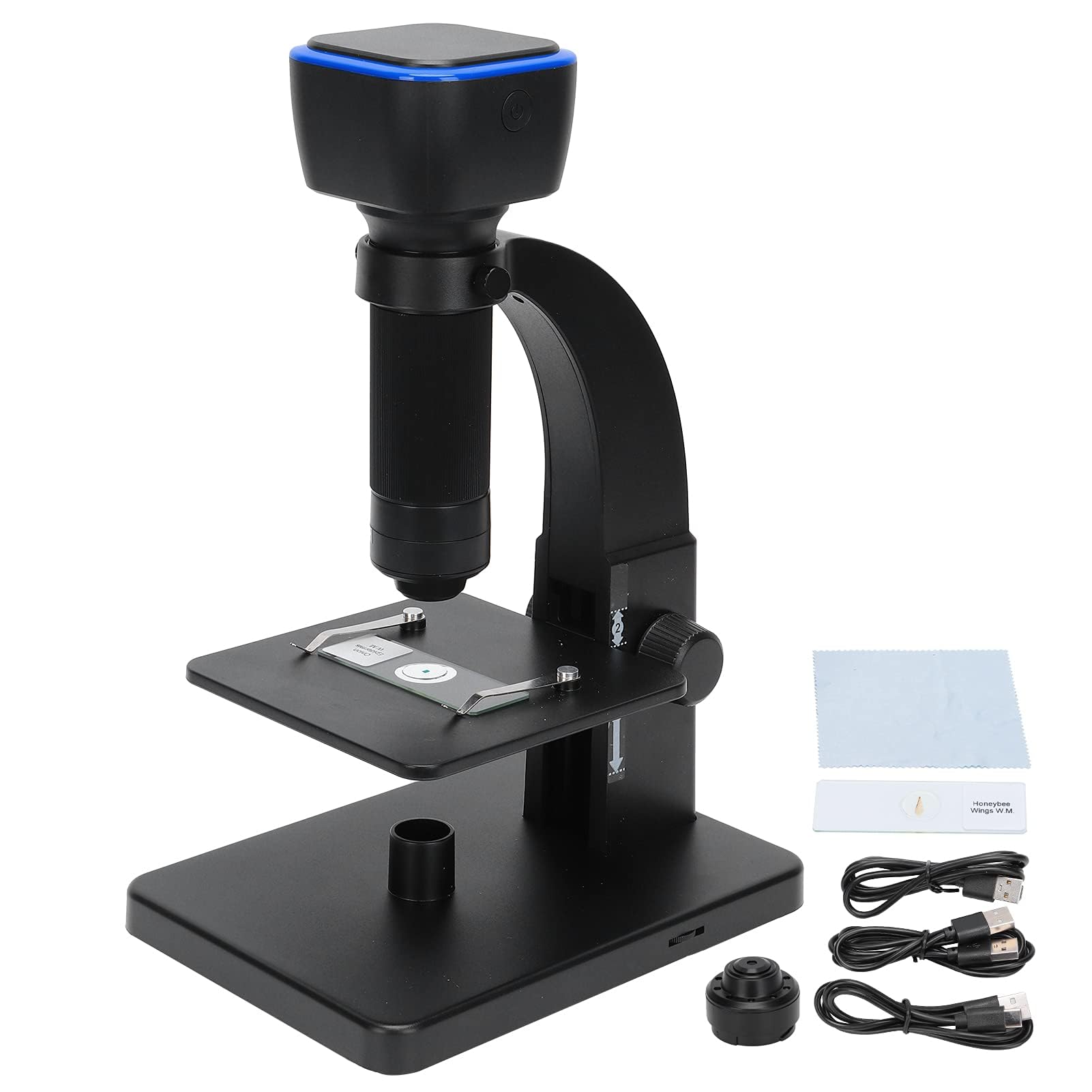 Microscopio Digital 2000X HD con WiFi y USB Lente Dual para Inspección Industrial y Biológica