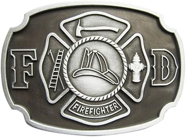 firefighter belt buckle
