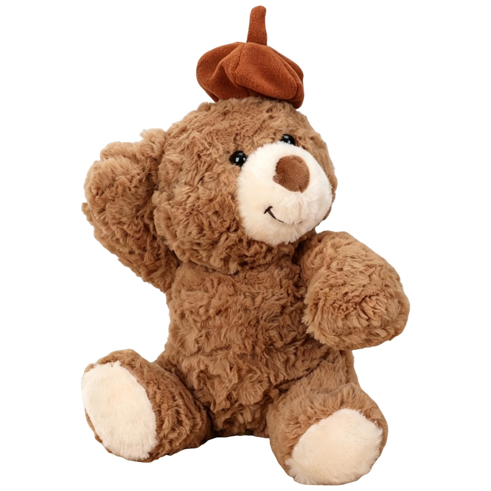 KxrTpx Personalised Teddy Bear, 30cm Pumpkin Hat Plush