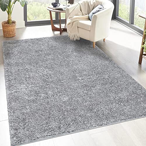 Shaggy Alfombra De Pelo Largo, 160 X 230 Cm, Gris, De Pelo Largo, Monocolor, Moderna, Mullida, Suave, Decoración Del Dormitorio Shaggy Alfombra De Pelo Largo, 160 X 230 Cm, Gris, De Pelo Largo, Monocolor, Moderna, Mullida, Suave, Decoración Del Dormitorio