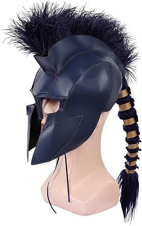 The Odyssey Agamemnon Costume Helmet Cosplay Leather Helmet Mask