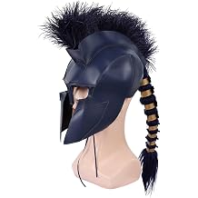 Mens Agamemnon Cosplay Helmet The Odysseys Costume Headwear