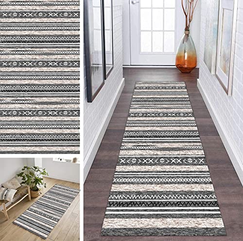ZDYHMrj Tapis Cuisine Tapis de Couloir Maroc Antiderapant Lavable Long Moderne Tapis, Entrée Étroite Salon, Largeur 40cm/ 50cm/ 60cm/ 70cm/ 80cm/ 90cm/ 100cm (Color : Color#1, Size : 40x150cm) Cover