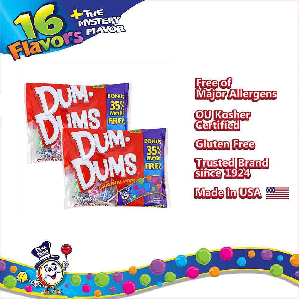 Dum Dums Original Pops - Value Pack (Pack of 2)