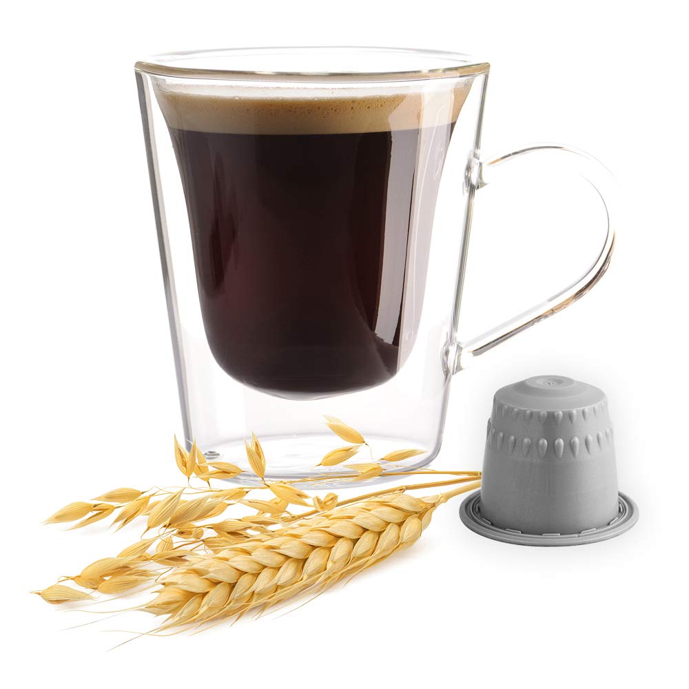 Note d'Espresso - Cebada - Cápsulas compatibles con Cafeteras NESPRESSO* - 100 caps (Paquete de 4)