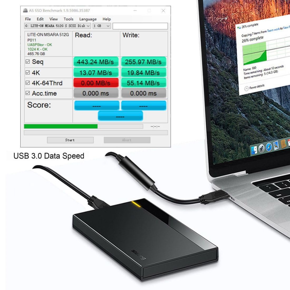 chenyang USB 3.0 to USB C Locking Connector Data Cable with Panel Mount Screw for Industrial Camera 2.0M - Image 4