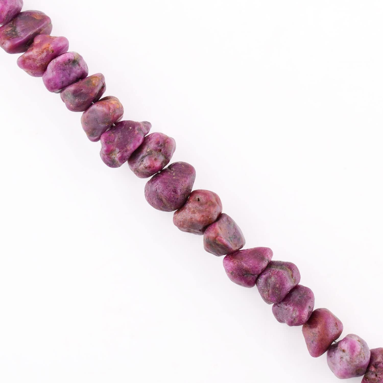 InfinityGemsArt Raw Ruby Bracelets For Women, July Birthstone Jewelry, Natural Gemstones Rough Dainty Bracelet Energy Crystals Rhodium Plated 925 Sterling Silver Chain 8 inch, Valentine's Day Gifts For Her - Image 5