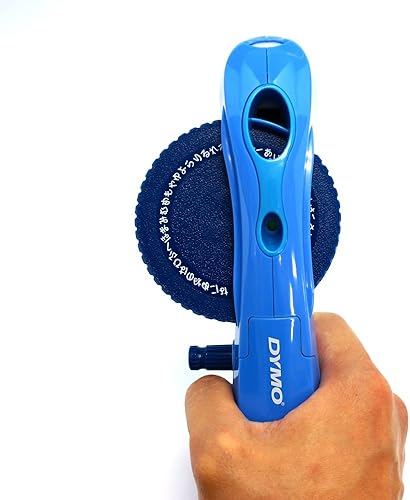 Miniatura 2 de Dymo DM1595BU - Encendedor de cinta, Hiragana, Katakana, alfabeto, números, azul