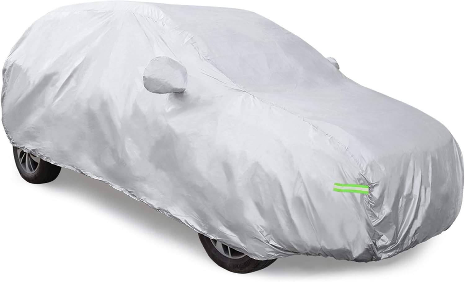 ACROPIX 2XXL Waterproof Car Cover for SUV Cars All-Weather Protection Against Rain, Sun, Snow Full Exterior Cover with Windproof Straps Universal Fit for SUVs